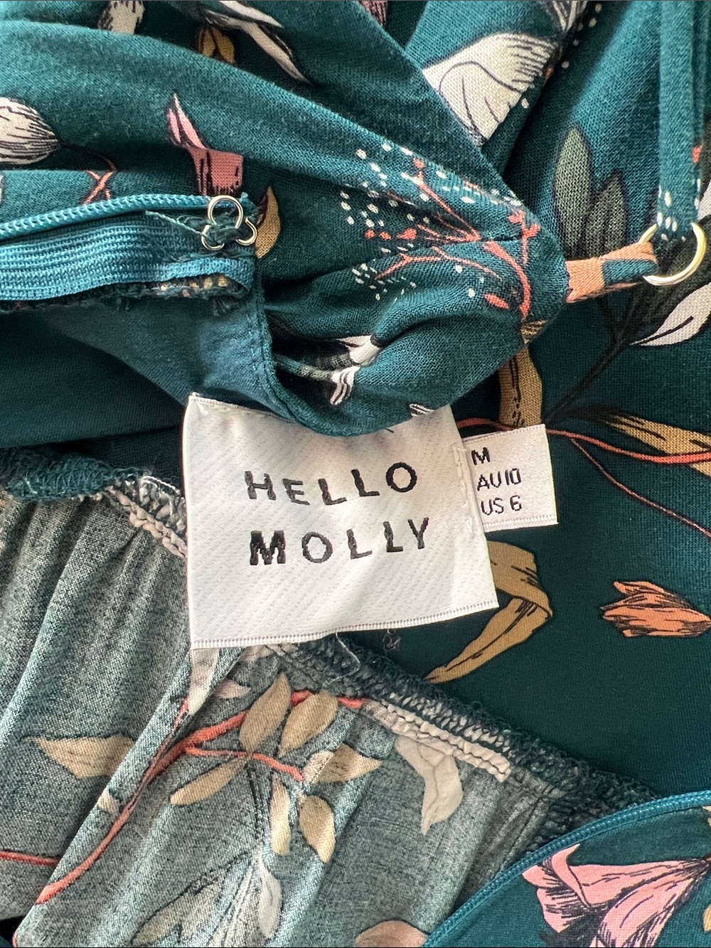Hello Molly Teal Lady Like You Midi Dress - Picture 2 of 4